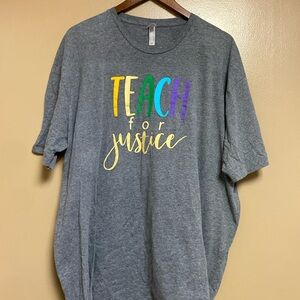 Teacher Tee - Teacher for Justice